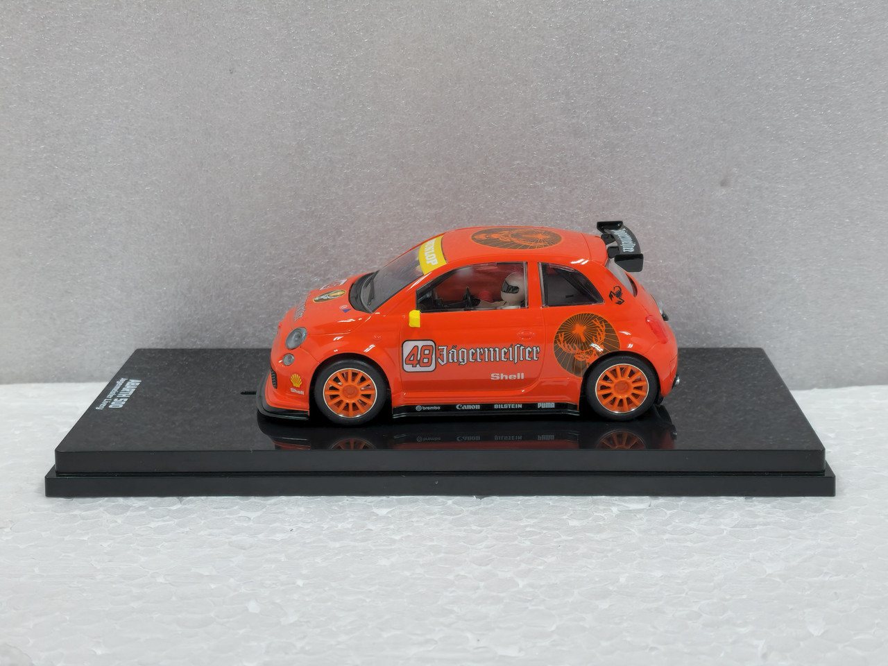 0548SW NSR Fiat Abarth 500 Jagermeister Orange/Yellow Livery, #48