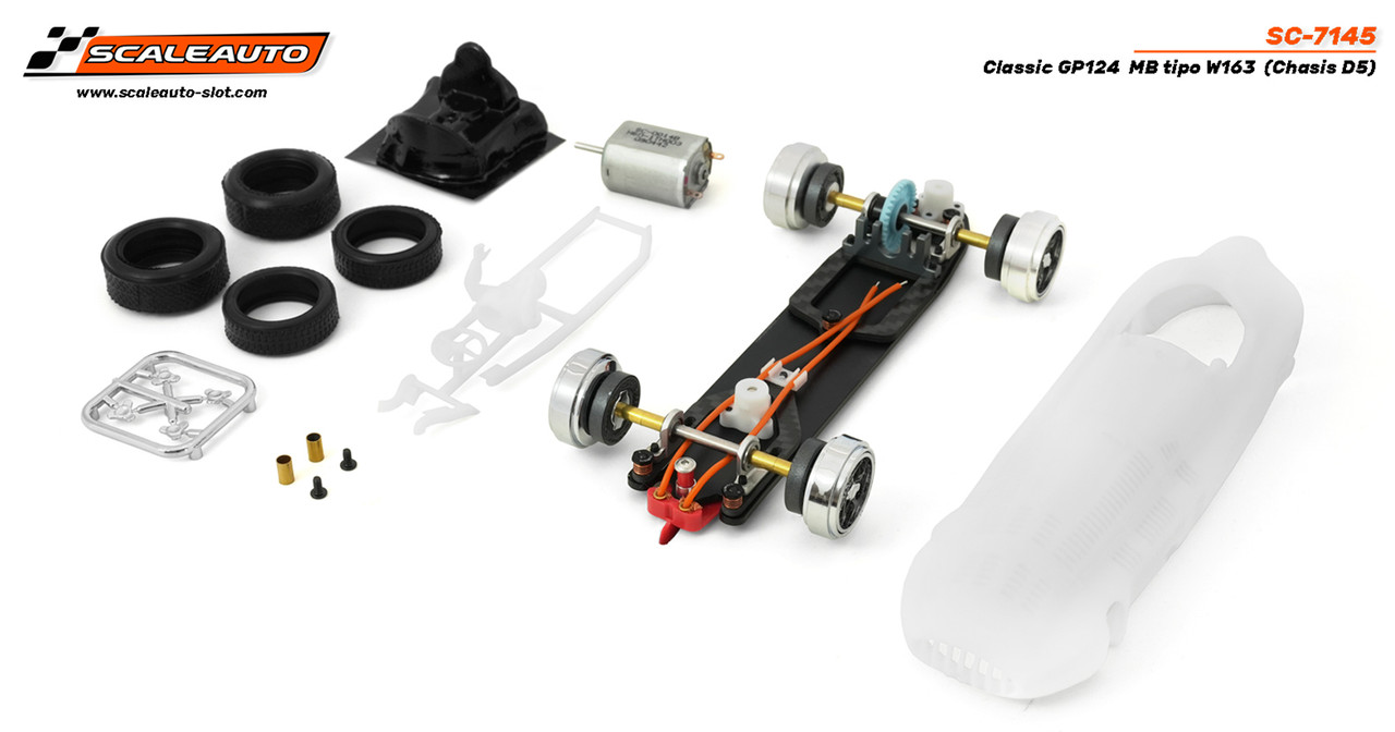 SC-7145 Scaleauto GP124 Classic Mercedes-Benz W163 Chassis D5