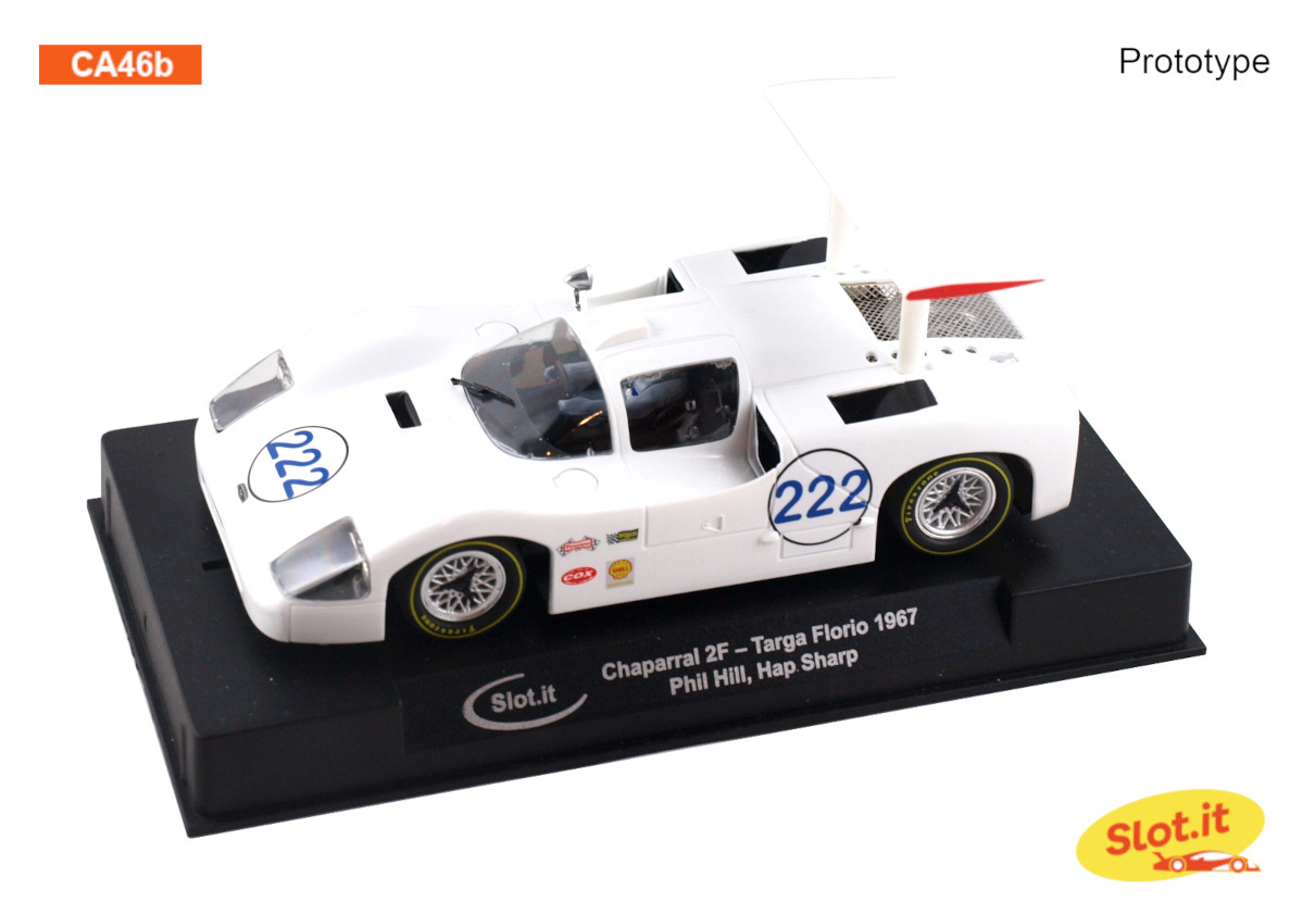 SICA46B Slot.it Chaparral 2F Targa Florio 1967, #222 1:32 Slot Car