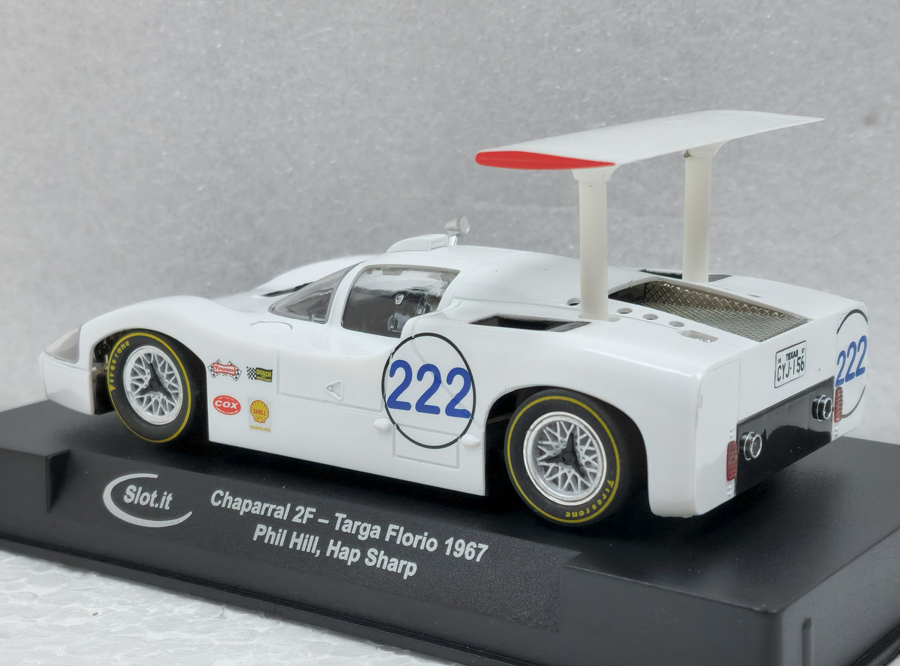 SICA46B Slot.it Chaparral 2F Targa Florio 1967, #222 1:32 Slot Car
