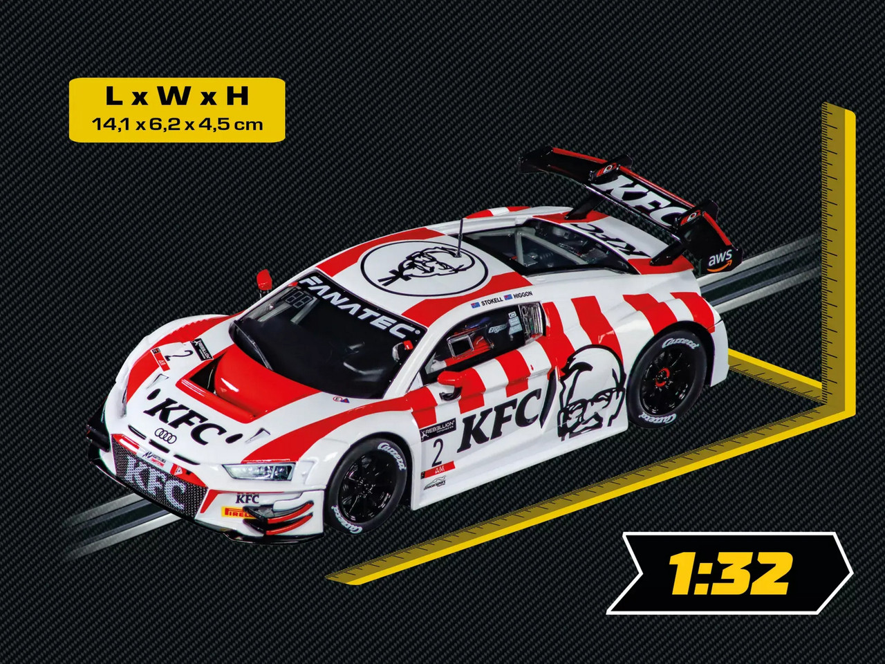 42073 Carrera Audi R8 LMS GT3 evo II KFC Racing, #2 *Analog/No
