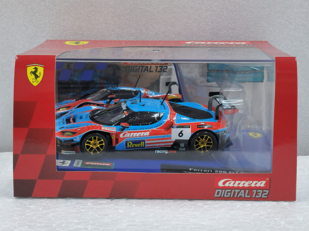 Carrera Digital 124, Ferrari 296 GT3, Nr.6, 24h Dubai, 23981 - - Fachgeschäft für Autorennbahnen Zubehör