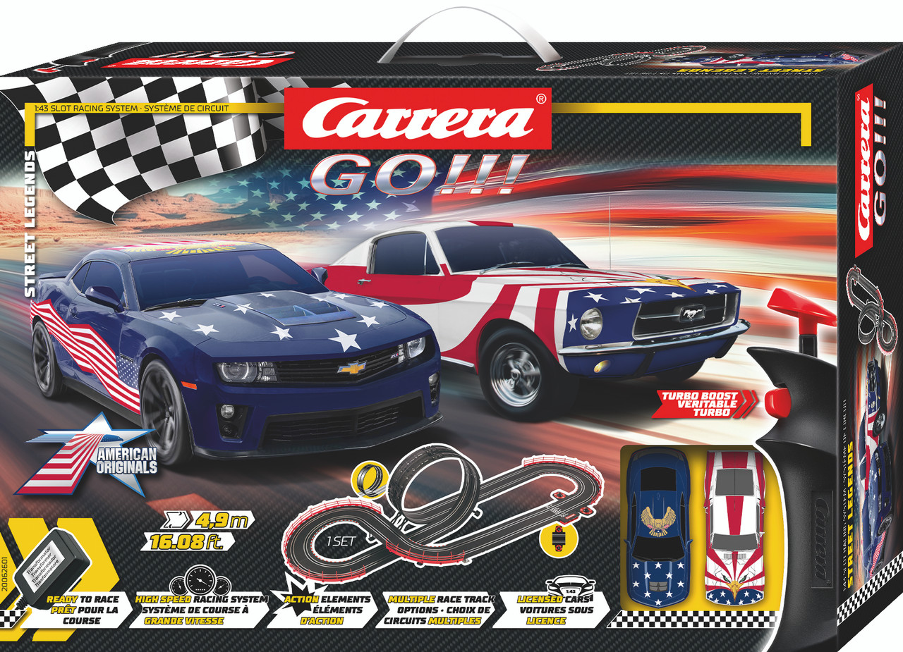 62601 Carrera GO!!! Street Legends - Stars 'n Stripes 1:43 Slot
