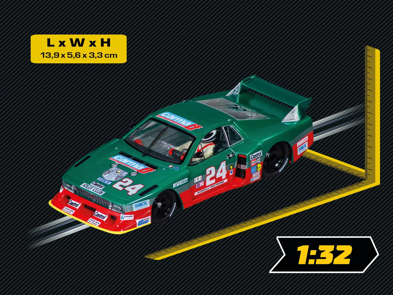 32082 Carrera Digital 132 Lancia Beta Montecarlo Turbo 24h Daytona