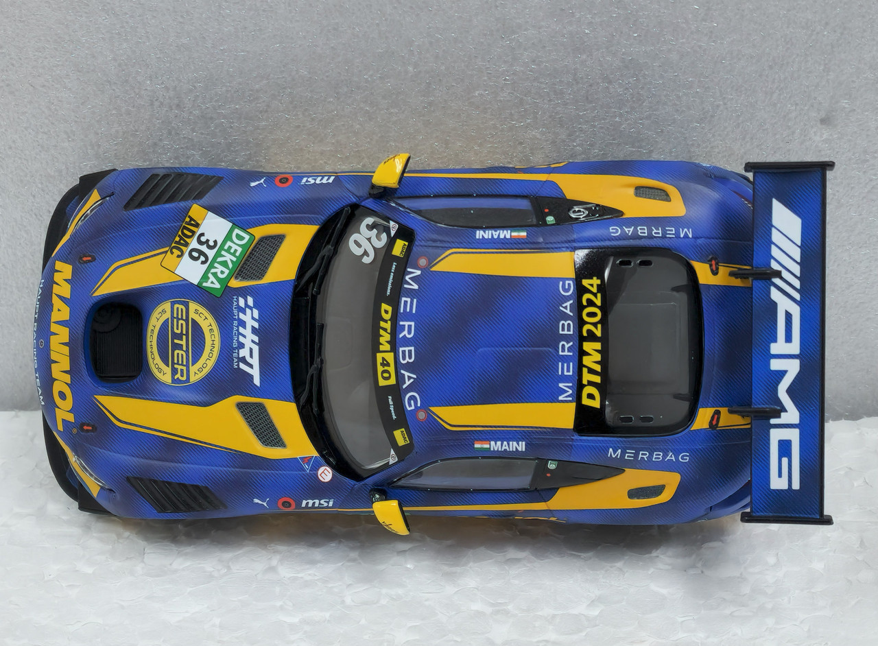 Mercedes-AMG GT3 Evo Slot 1:32 – Modelo DTM 2024 Con Luces, Escala 1:32
