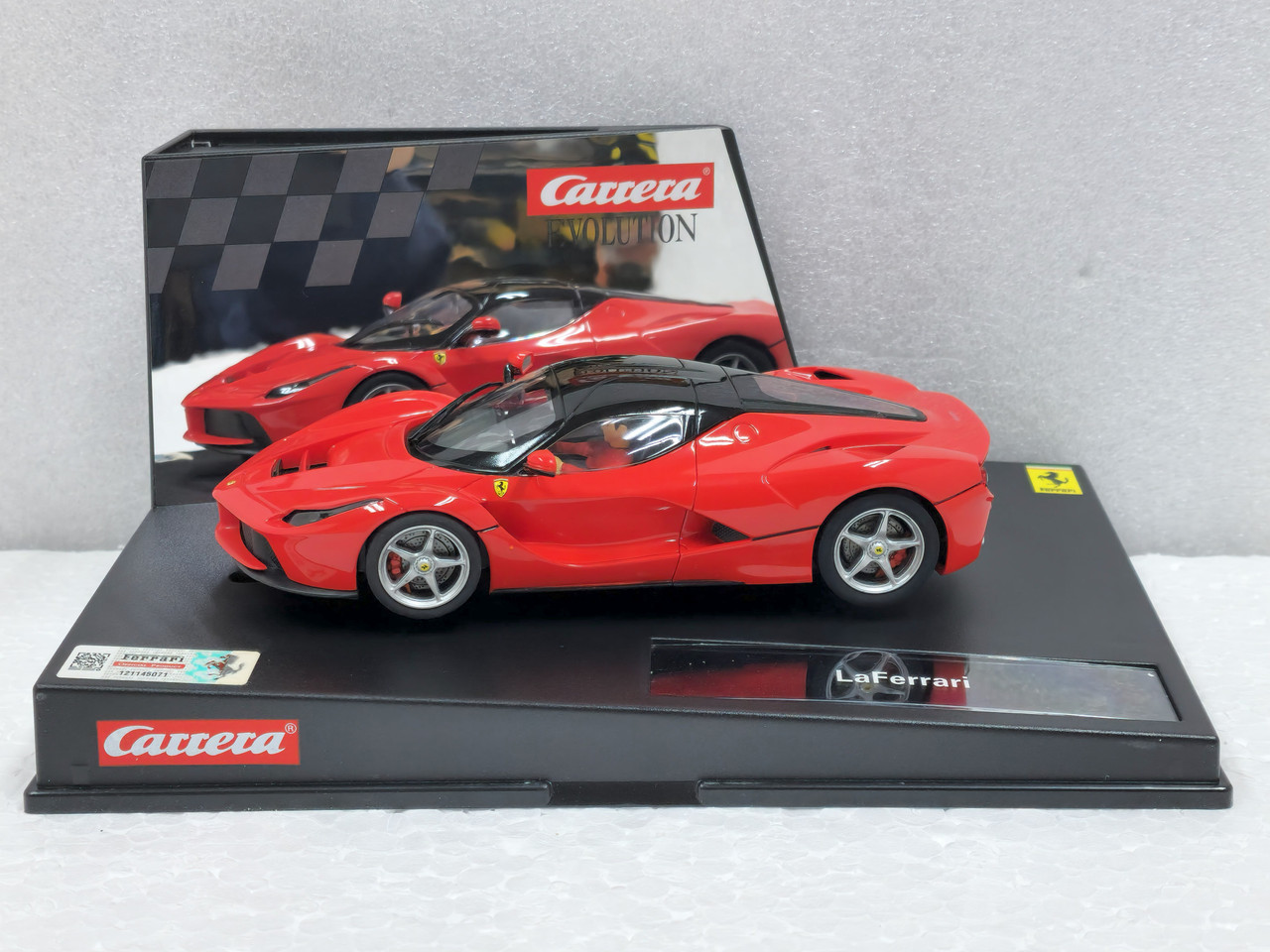 27446 Carrera Evolution LaFerrari Red 1:32 Slot Car - Great Traditions