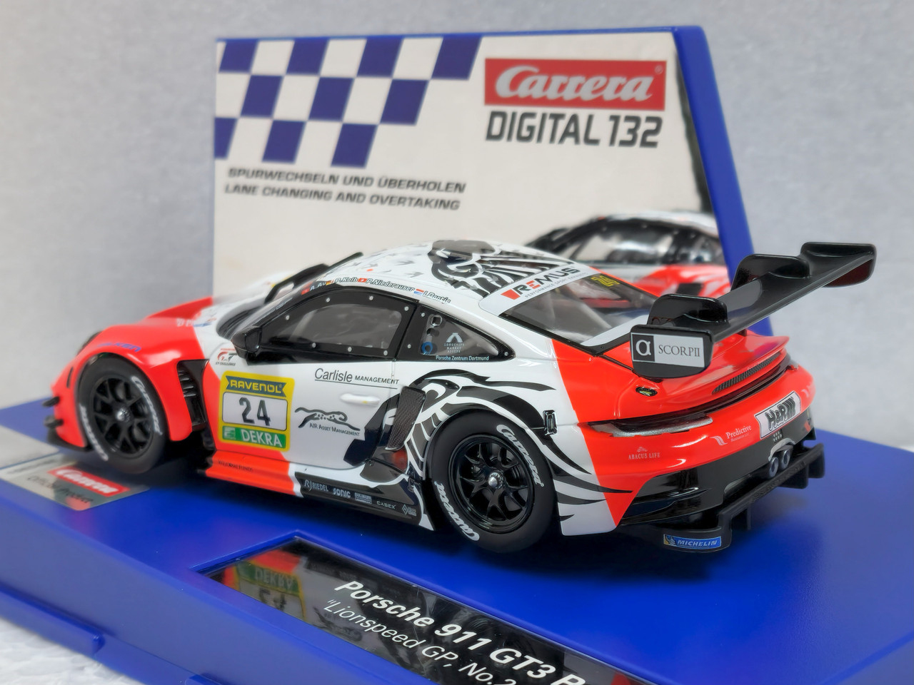 32064 Carrera Digital 132 Porsche 911 GT3 R Lionspeed GP, #24 1:32