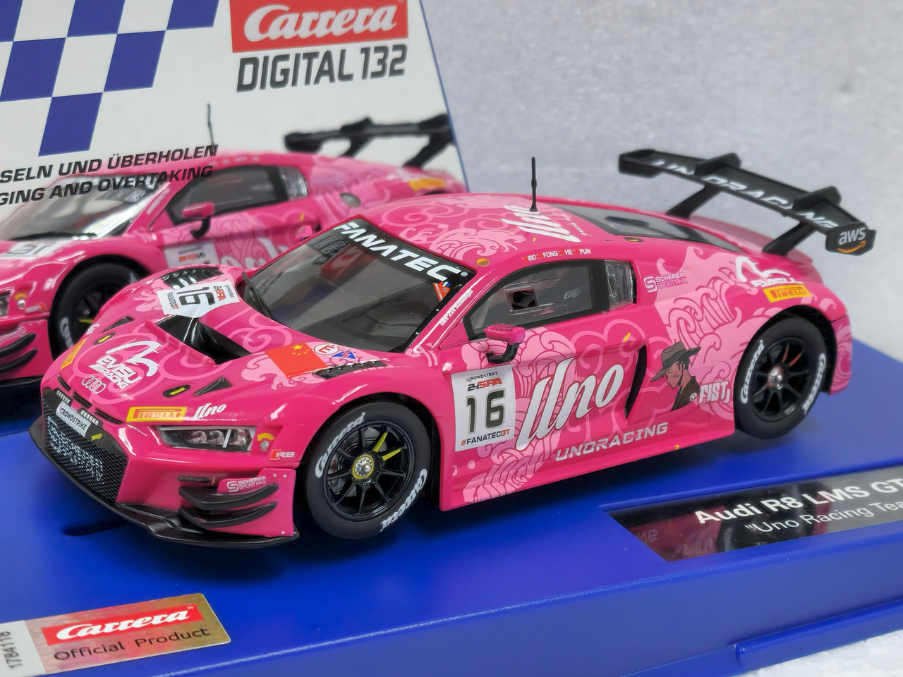 32074 Carrera Digital 132 Audi R8 LMS GT3 evo II Uno Racing Team