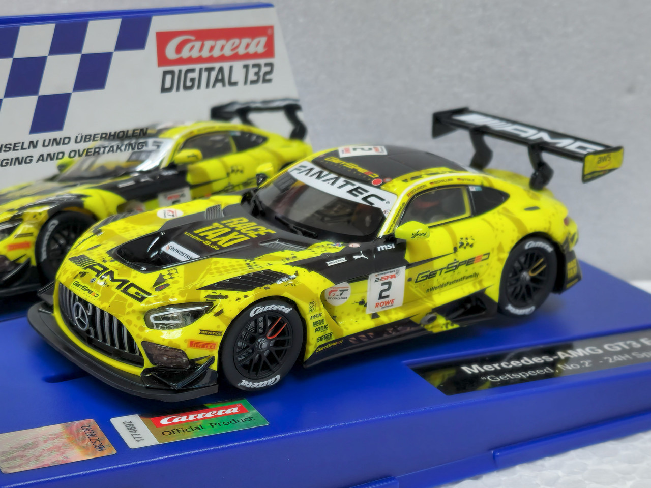 32063 Carrera Digital 132 Mercedes-AMG GT3 Evo Getspeed 24H Spa