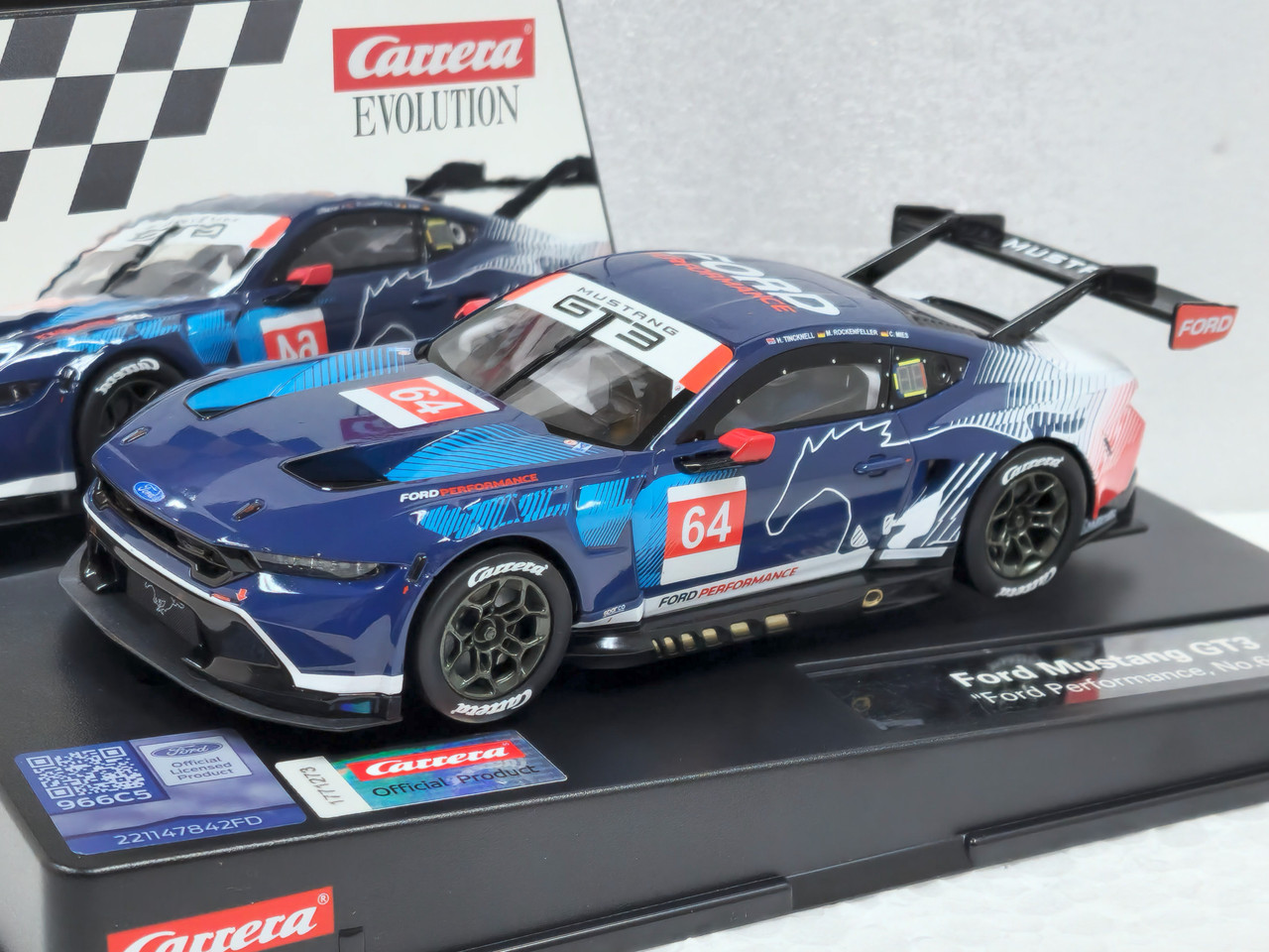 27808 Carrera Evolution Ford Mustang GT3 Ford Performance, #64 1