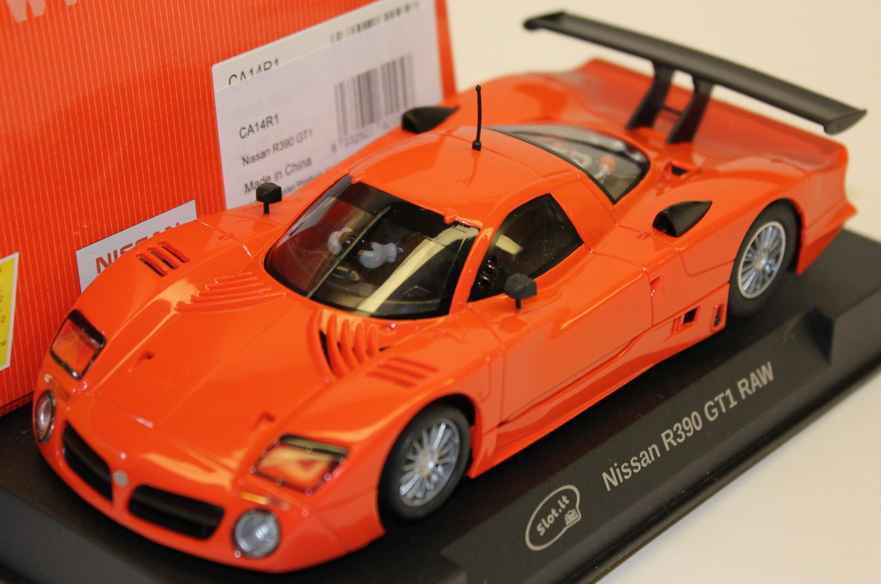 SICA14R1 Slot.it Nissan R390 GT1 RAW 1:32 Slot Car - Great Traditions