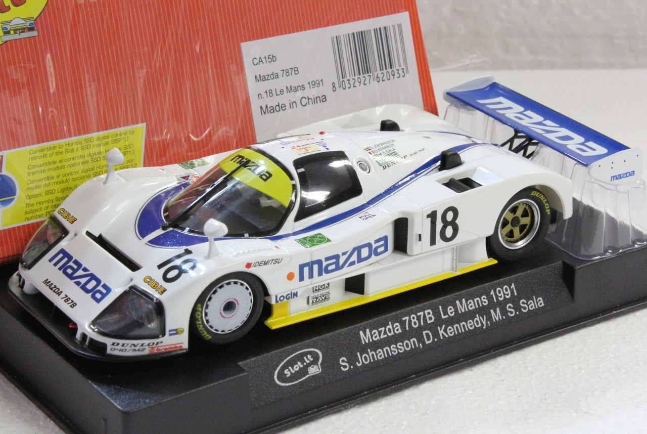 SICA15B Slot.it Mazda 787B Le Mans 1991 #18, 1:32 Slot Car - Great 