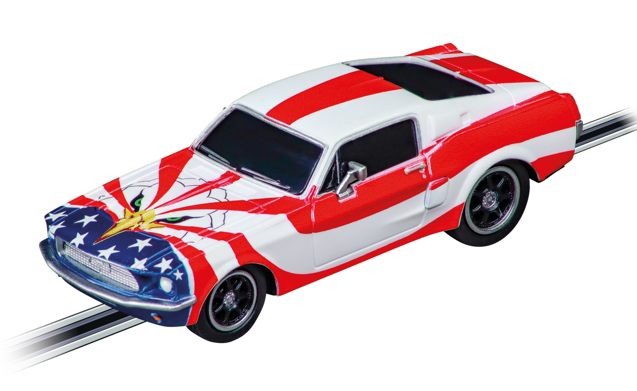 スロットカー ワイルドスピード Carrera Go レトロ　ミニカー 当時物 64289 Carrera GO!!! Ford Mustang '67 - Stars 'n Stripes 1:43 Slot