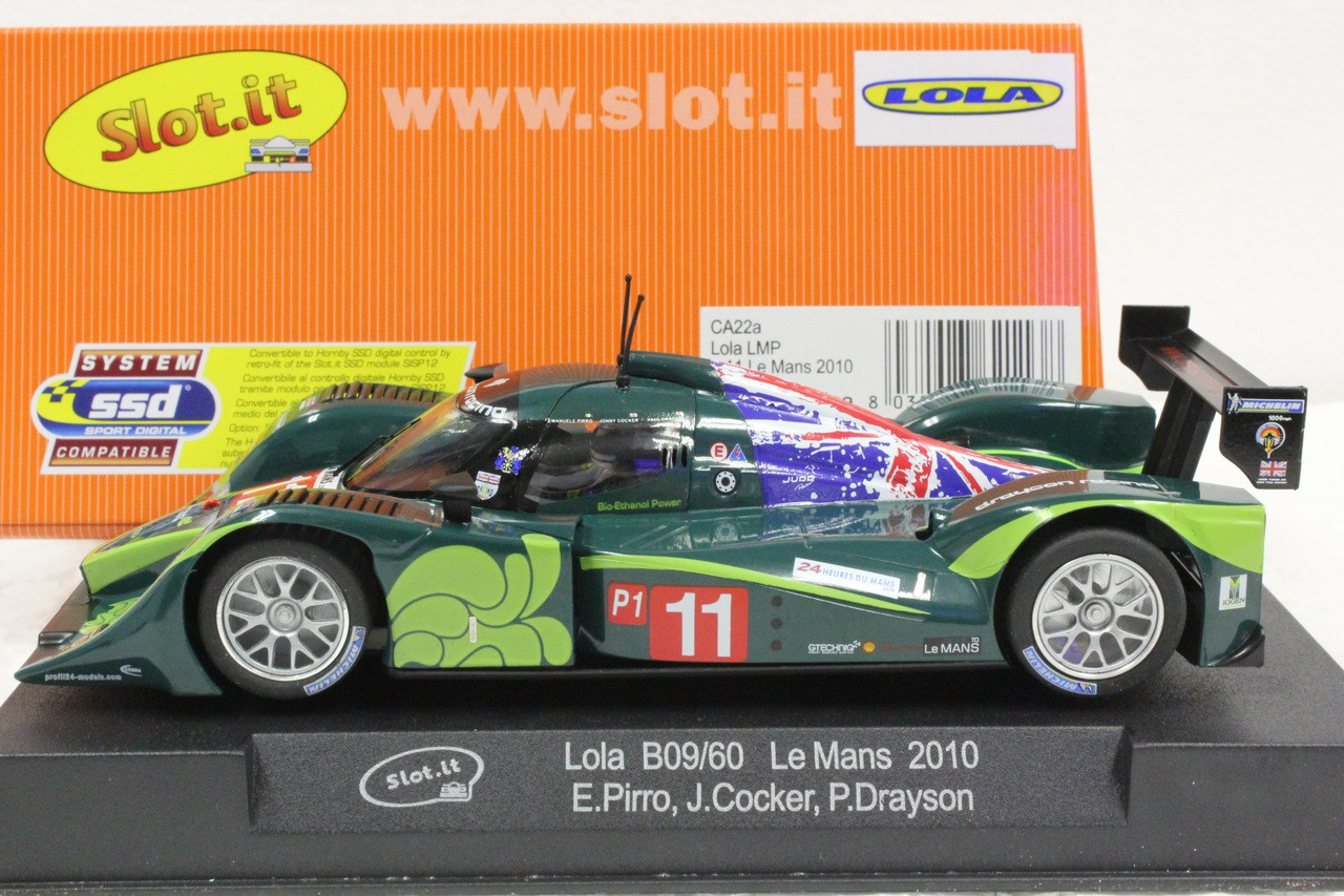 SICA22A Slot.it Lola B09/60 24h Le Mans 2010, #11 1:32 Slot Car 