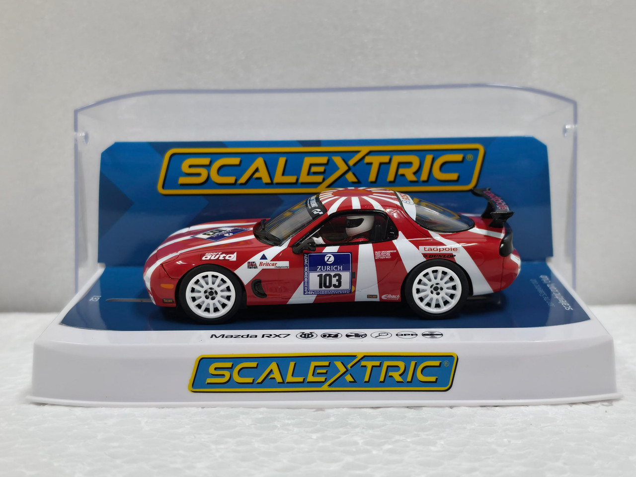 C4626 Scalextric Mazda RX7 FD Nurburgring 24h 2007, #103 1:32 Slot