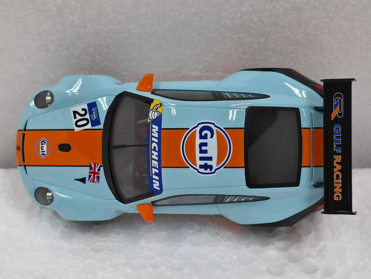 0617AW NSR Porsche 997 GT3 Gulf Le Mans 24h 2017, #20 1:32 Slot