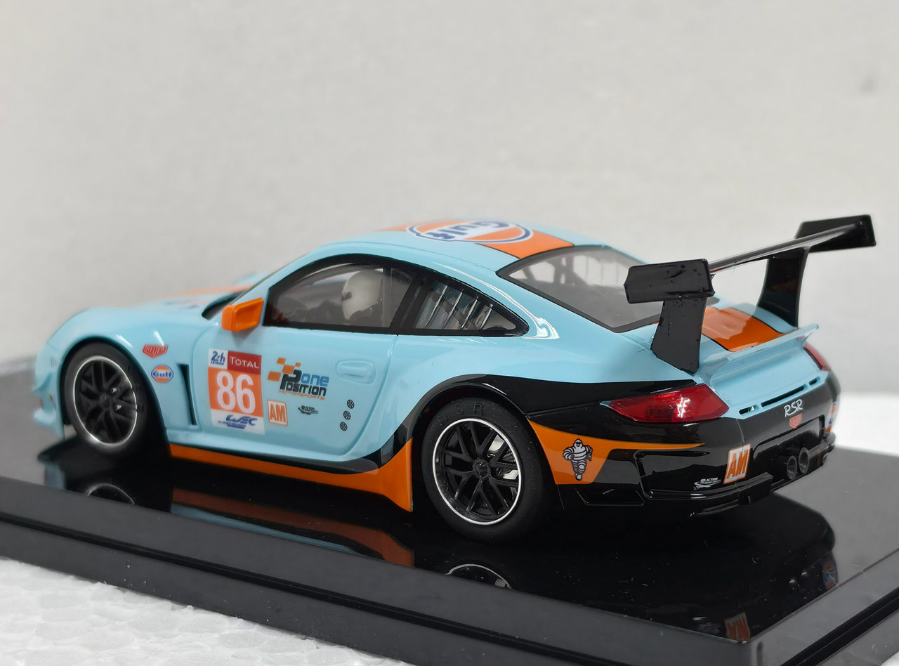 0618SW NSR Porsche 997 GT3 Gulf Le Mans 24h 2018, #86 1:32 Slot