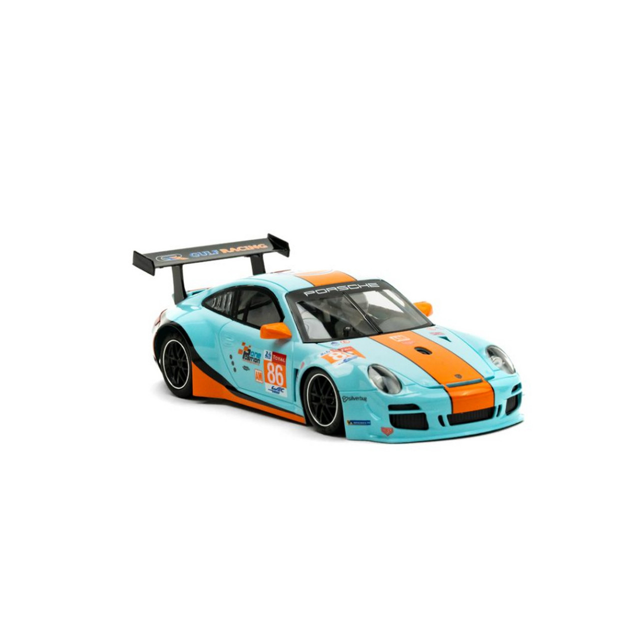 0618AW NSR Porsche 997 GT3 Gulf Le Mans 24h 2018, #86 1:32 Slot
