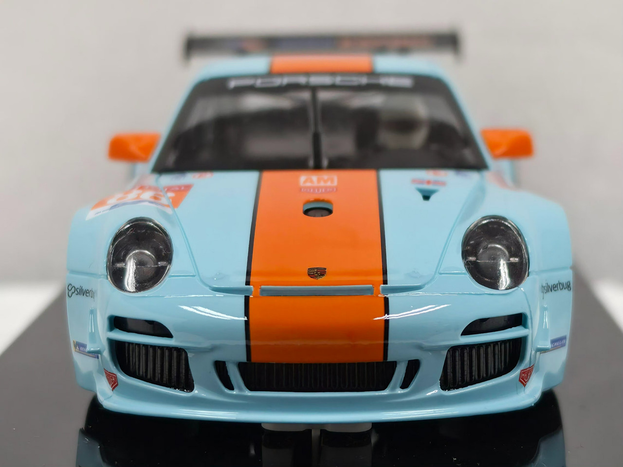 NSR Porsche 911 GT3 RSR 2台セット スロットカー 0618AW NSR Porsche 997 GT3 Gulf Le Mans 24h 2018, #86 1:32 Slot