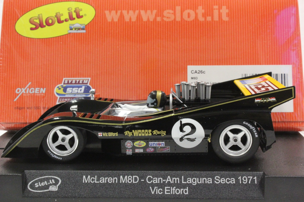 SICA26C Slot.it McLaren M8D Can-Am Laguna Seca 1971 #2, Vic Elford