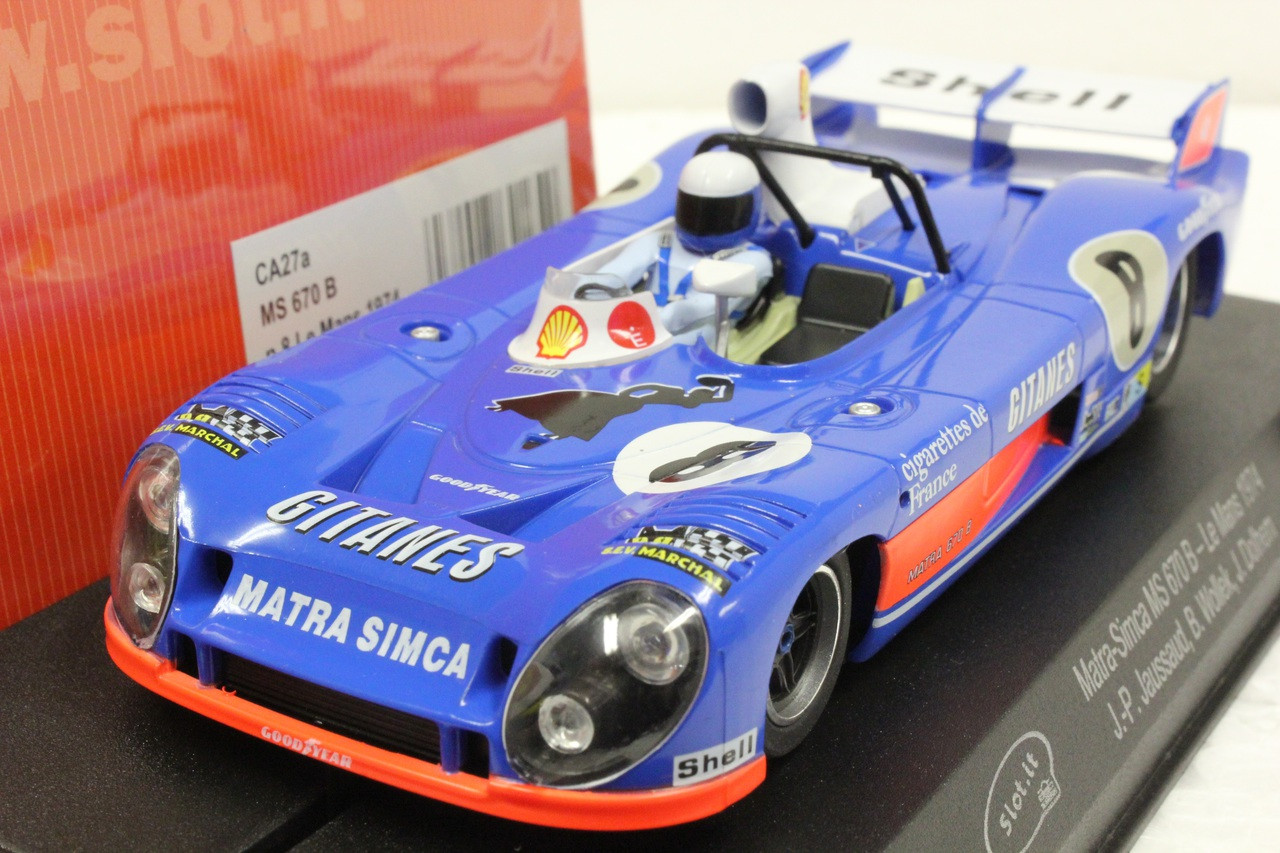 SICA27A Slot.it Matra Simca MS 670B Le Mans 1974 #8 1:32 Slot Car