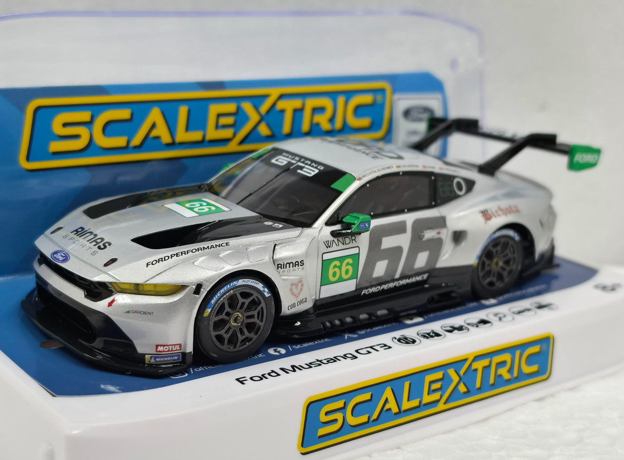 C4662 Scalextric Ford Mustang GT3 24h Daytona 24h 2025, #66 1:32