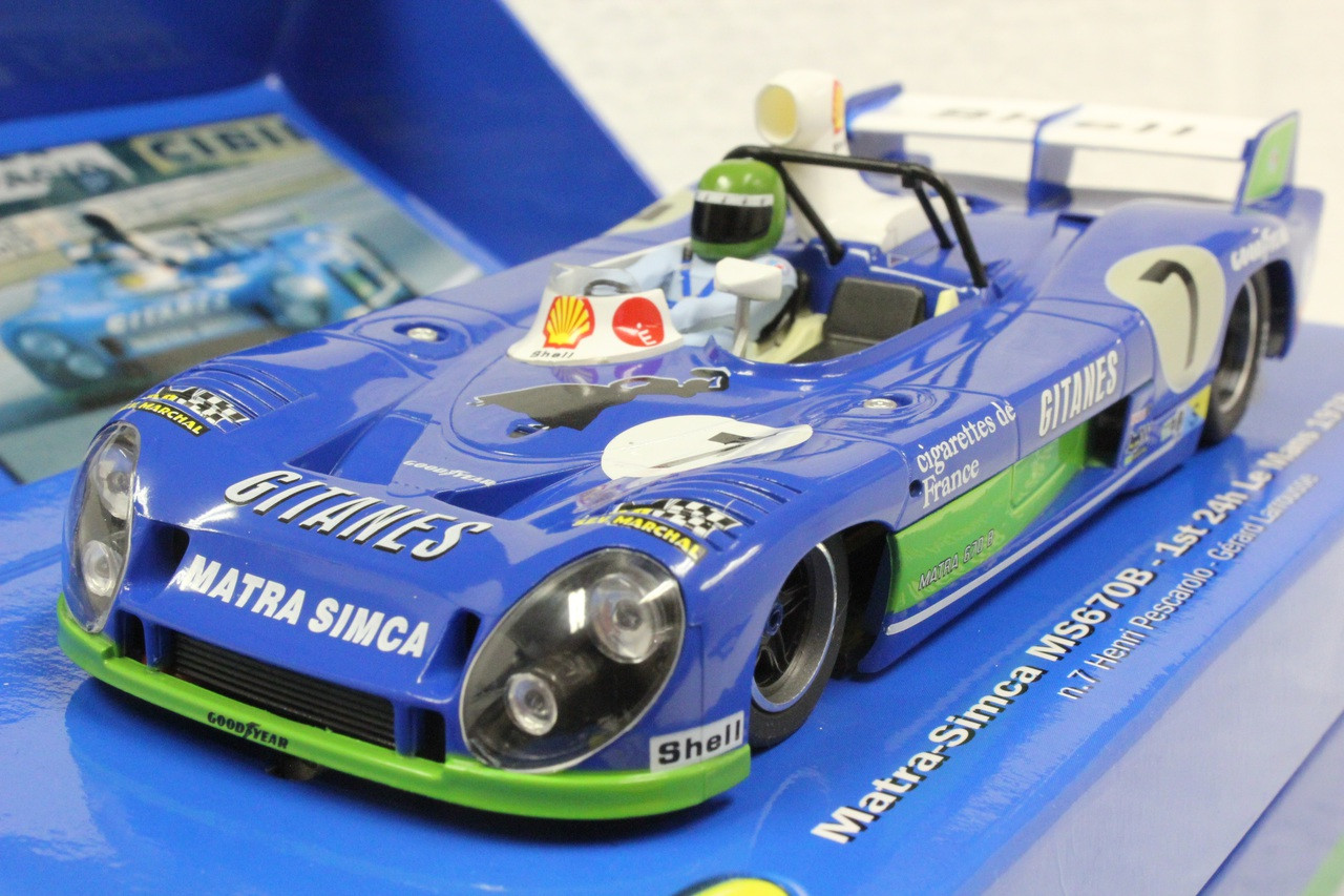 SICW18 Slot.it Matra-Simca MS670B - 1st 24H Le Mans 1974, #7 1:32 Slot Car