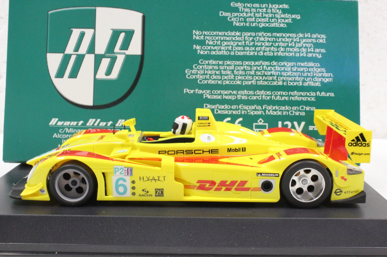 50602 Avant Slot Porsche Spyder LMP ALMS 2007 DHL #6, R Briscoe/A Maassen  1:32 Slot Car