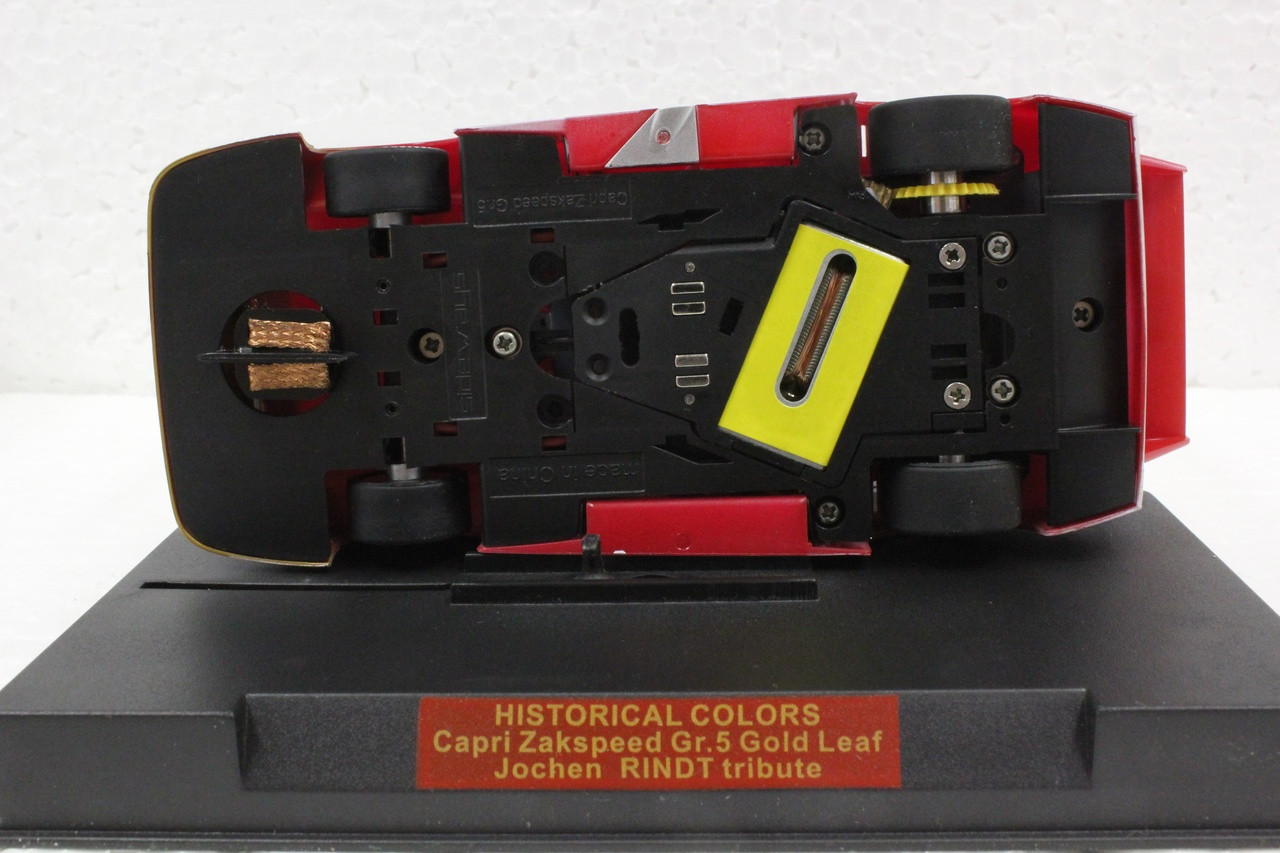 SWHC02 Racer Sideways Capri Zakspeed Group 5 Gold Leaf Historical Colors  #12, Jochen Rindt Tribute 1:32 Slot Car