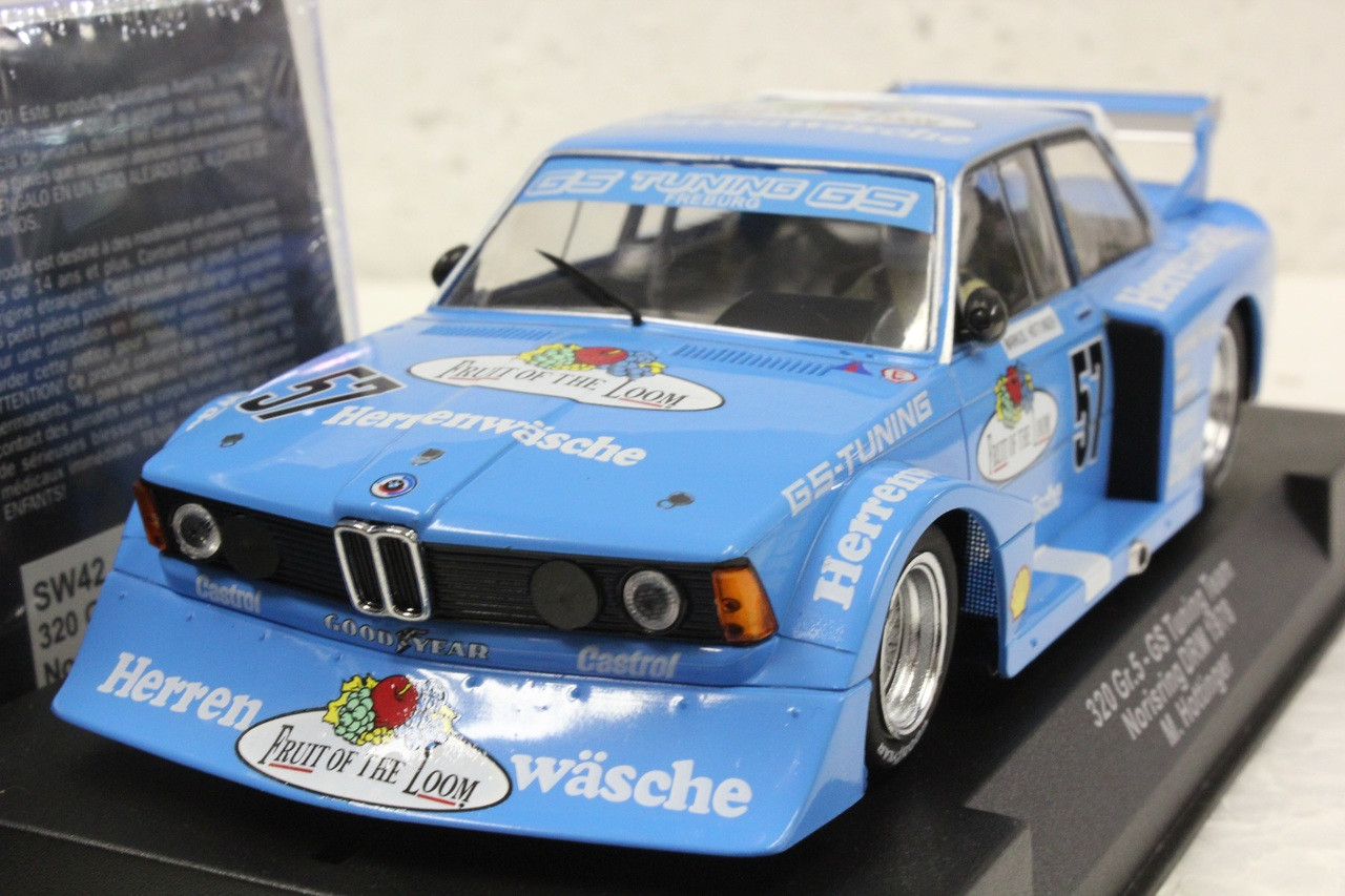 SW42 Racer Sideways BMW 320 Group 5 Tuning Team Norisring DRM 1978 #57,  M.Hottinger 1:32 Slot Car