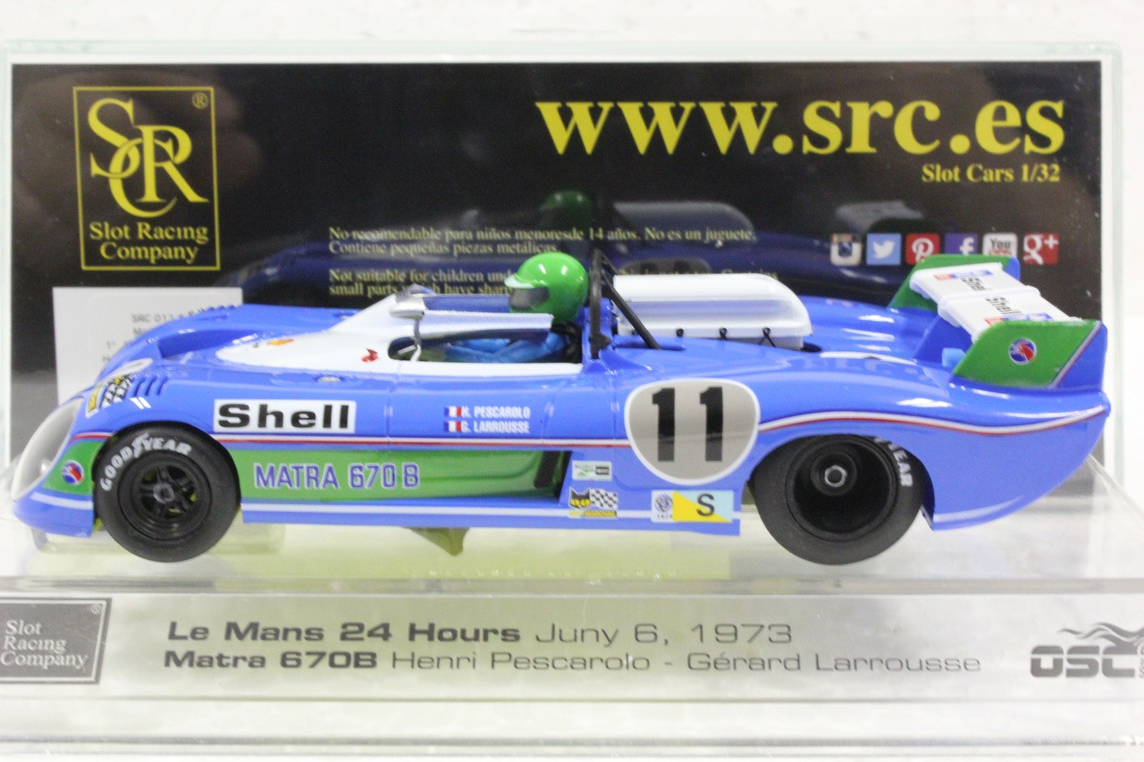 01103 SRC Matra 670B Le Mans 24 Hours June 6, 1973 Henri Pescarolo