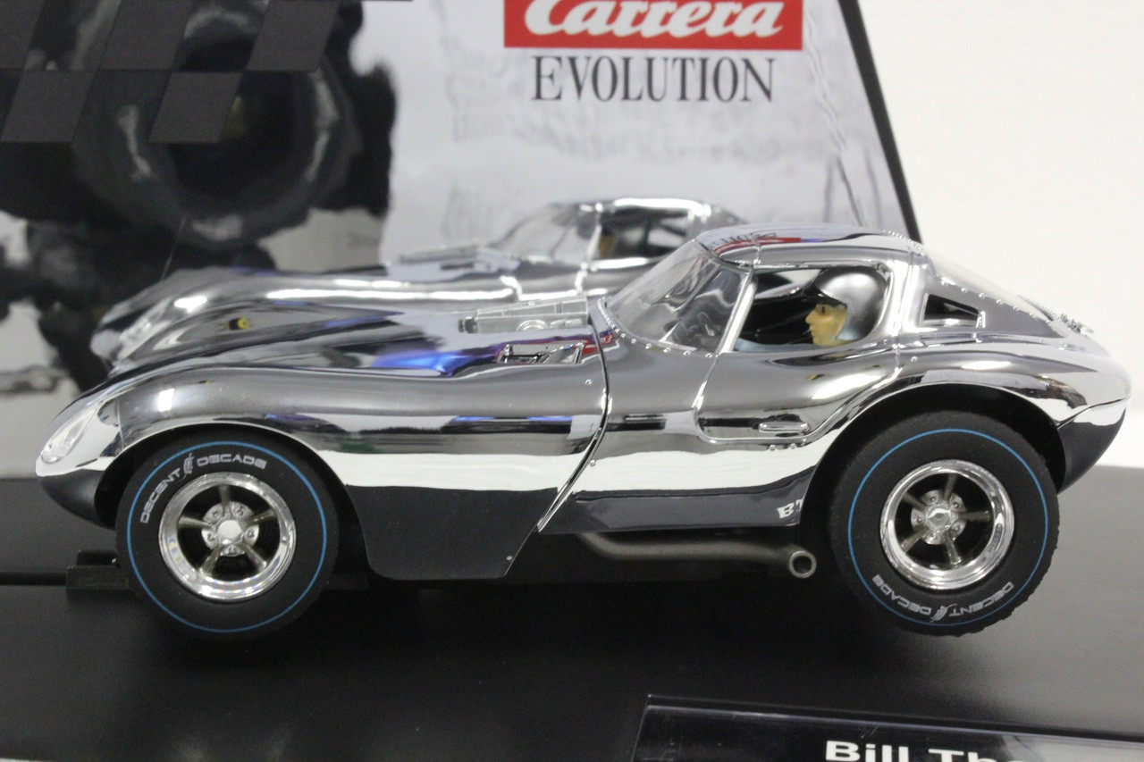 27432 Carrera Evolution Bill Thomas Chrome Cheetah 1:32 Slot Car