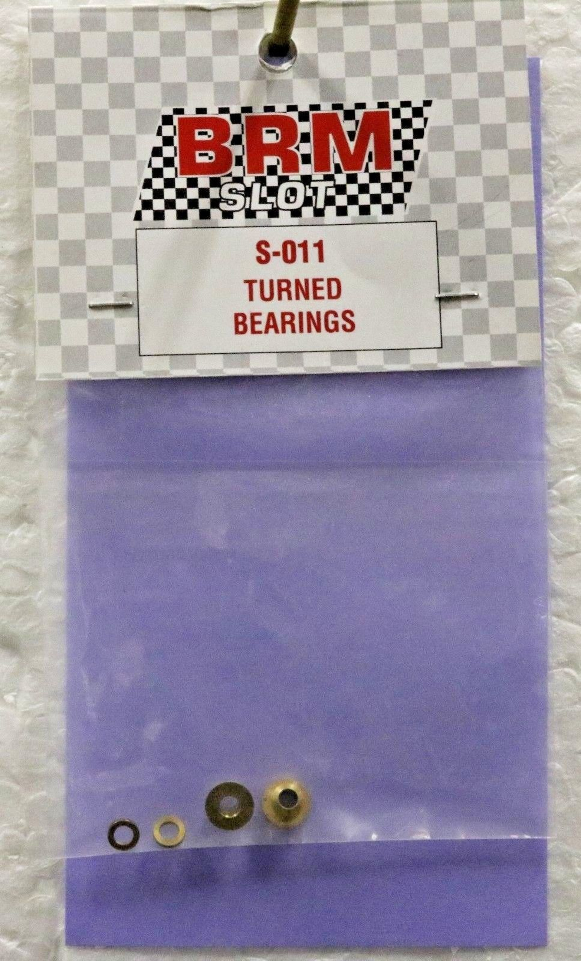 S011 BRM Brass Turned Bearings 124 Slot Car Part Great Traditions