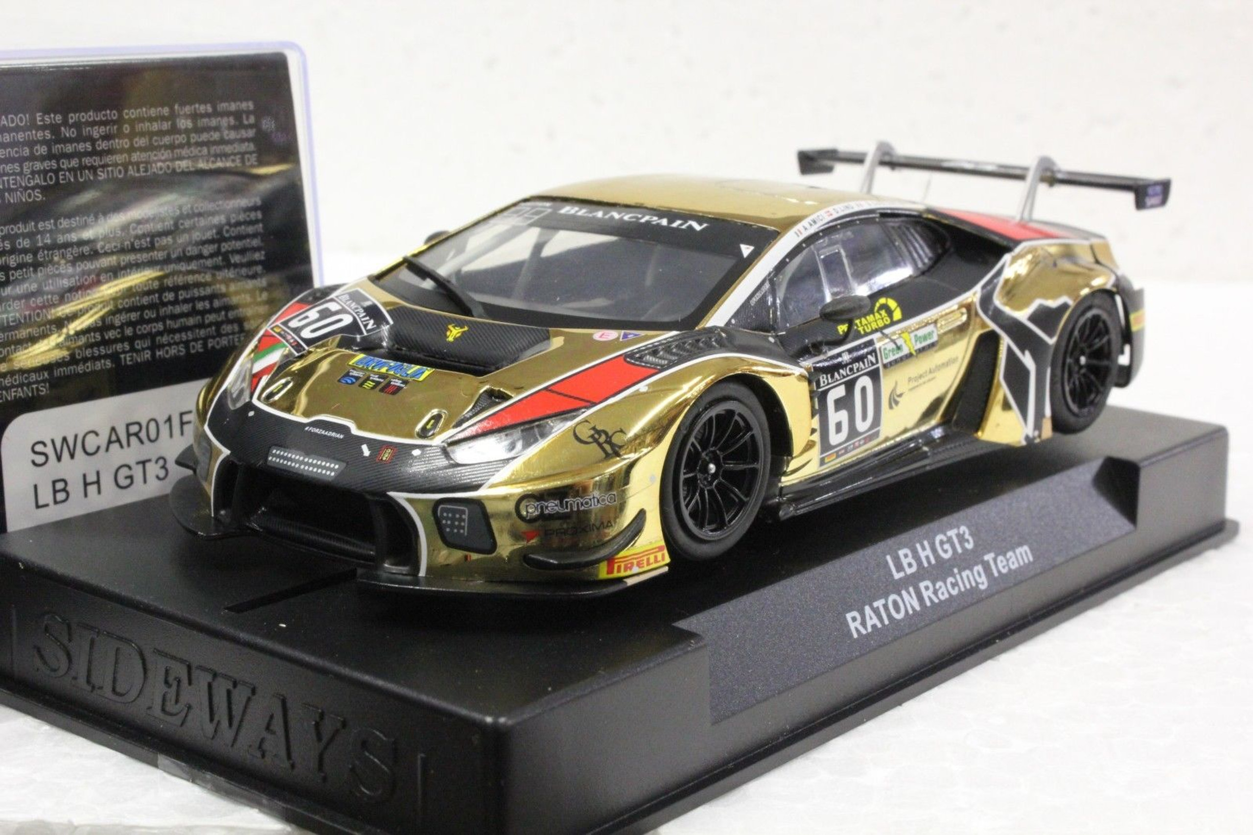 ミニカー Black Arrow GT3 Italia 1/32 Lamborghini Black Arrow GT3 Italia 1/32 Lamborghini - メルカリ