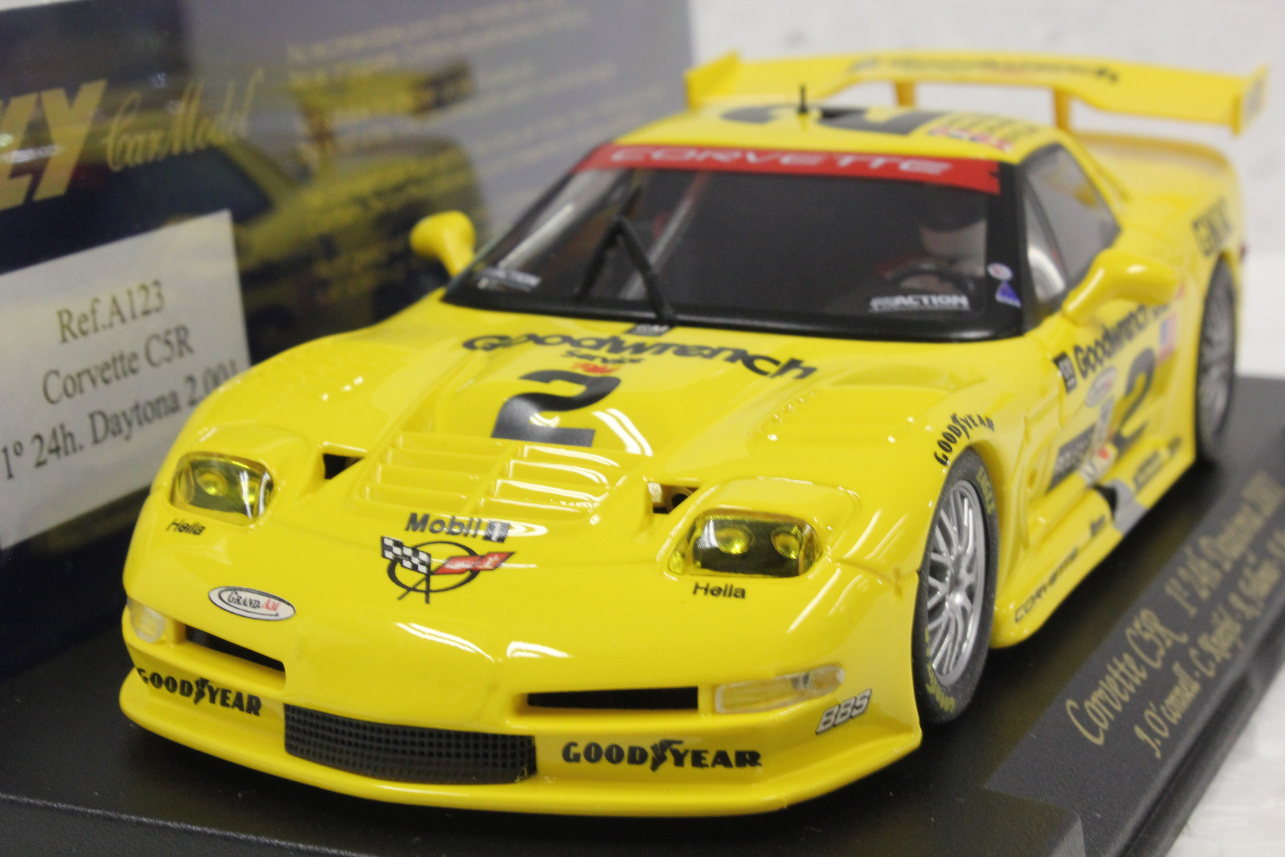 FLY A124L CORVETTE C5R #3 1º GTS Texas Alms 2000 +LUMIERES/ scalextrix/scx/ninco EUR 49,00 - FR