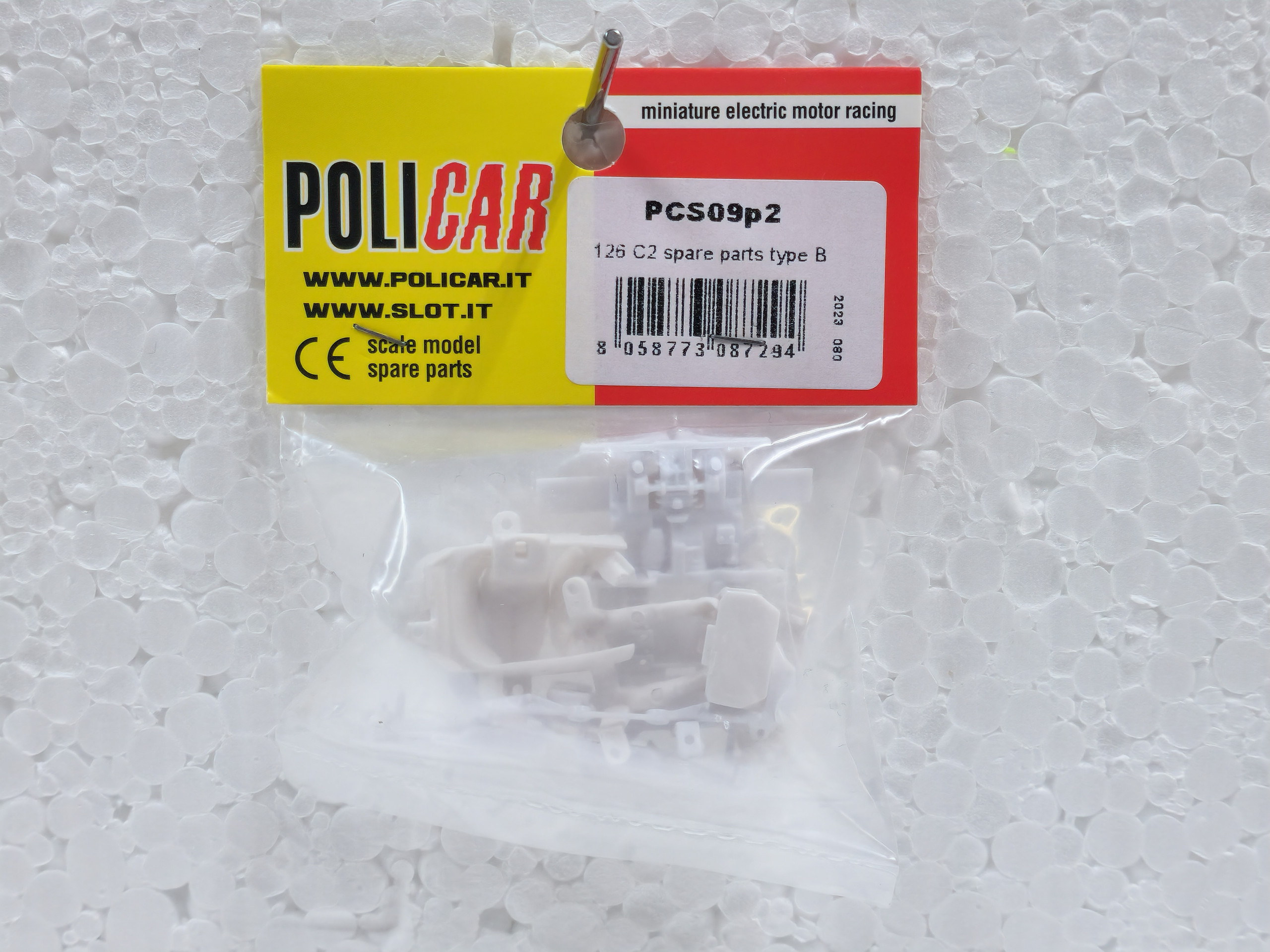 Slot It Policar 1/32 Scale 412P (P3/4) Partially Assembled Slot Car Kit - CAR06Z