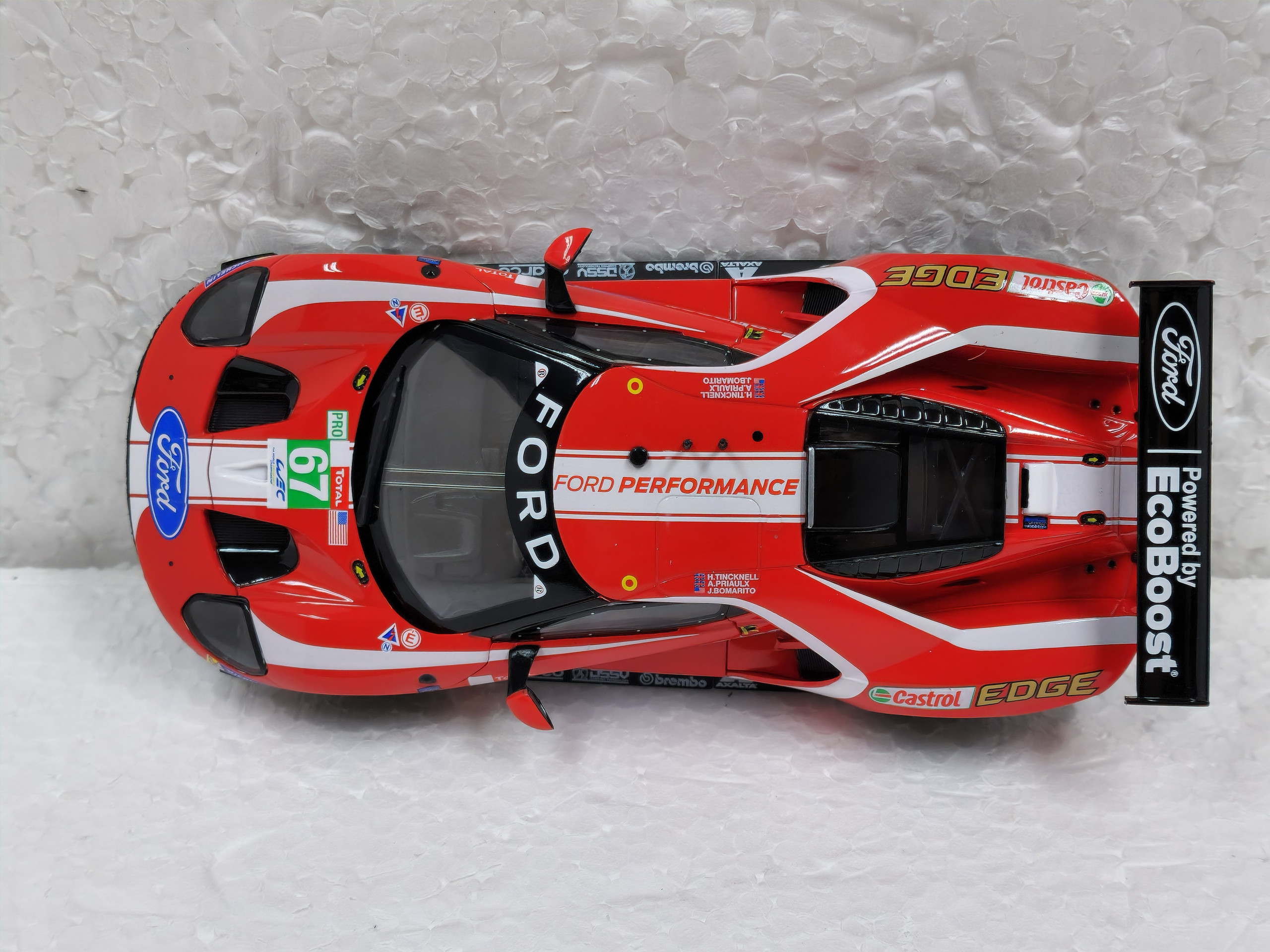 31023 Carrera Digital 132 Ford GT Race Car, 67 132 Slot Car Great