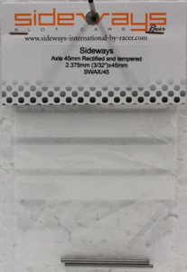 SWAX/45 Racer Sideways 3/32 2.37 X 45mm Axle Tempered & Rectified 1:32 Slot Car Part SWAX/45 Racer Sideways 3/32 2.37 X 45mm Axle Tempered & Rectified 1:32 Slot Car Part