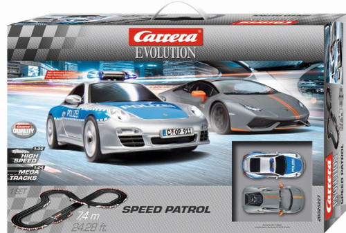25227 Carrera Evolution Speed Patrol 1:32 Slot Car Set