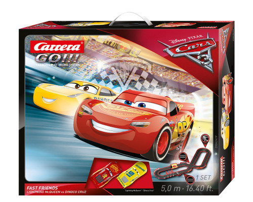 carrera go disney cars 3 finish first