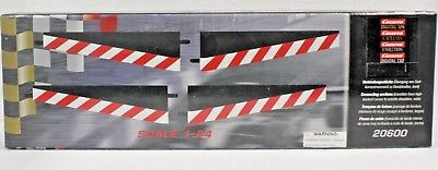 20600 Carrera 4 Pieces of Connecting Section for Inside Shoulder / Border High Banked Curve Track for 1/24 & 1/32 Slot Car Tracks