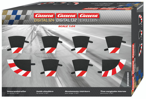 20590 Carrera Inside Shoulder / Border for Radius 1/30 Curve Track for 1:24 & 1:32 Slot Car Tracks