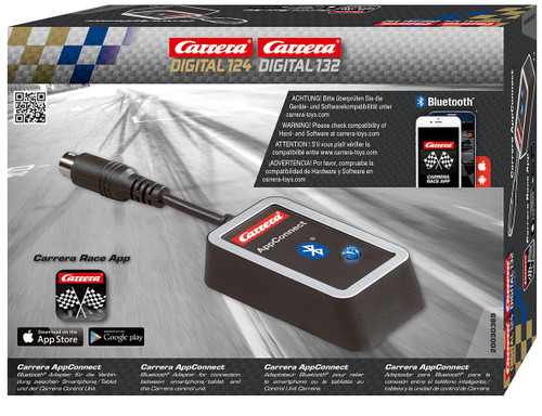 30369 Carrera AppConnect Bluetooth Adapter for Digital 1:24 & 1:32 Slot Car Tracks