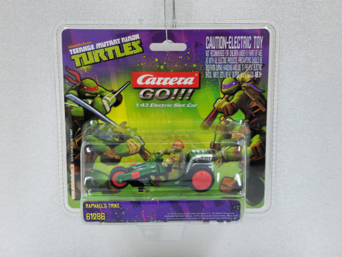 61286 Carrera GO!!! Teenage Mutant Ninja Turtles - Raphael's Trike 1:43 Slot Car