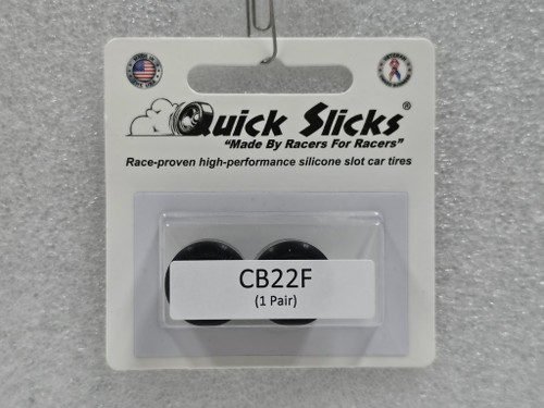 CB22F Quick Slicks Silicone Tires for 14x12mm F1 Aluminum Wheel 1:32 Slot Car Part