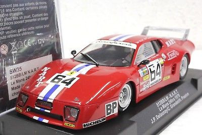 SW35 Racer Sideways 512BB/LM N.A.R.T Le Mans 24Hr 1979 Delaunay/Grandet/Preston, #64 1:32 Slot Car