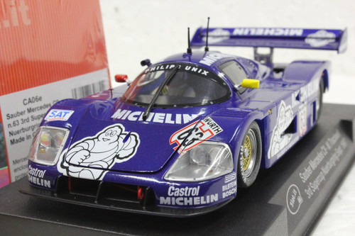 SICA06E Slot.it Mercedes Sauber C9 Michelin Nurburgring 1987, #63 1:32 Slot Car