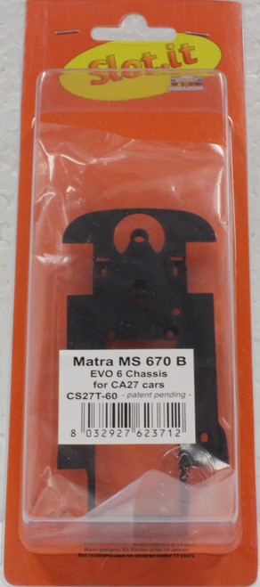 SICS27T-60 Slot.it Matra EVO6 Sidewinder Chassis 1:32 Slot Car Part