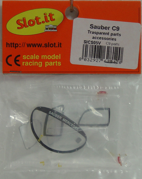 SICS05V Slot.it Mercedes Sauber Transparent Parts 1:32 Slot Car Parts