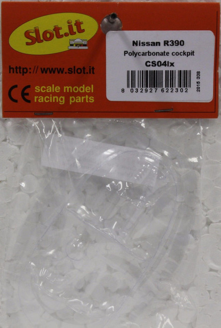 SICS04LX Slot.it Nissan R390 Clear Lexan Cockpit Interior 1:32 Slot Car Part